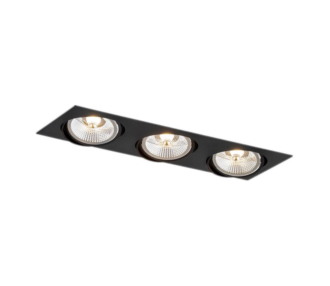Argon Argon 6116 - Podhľadové svietidlo OLIMP 3xGU10-AR111/12W/230V čierna