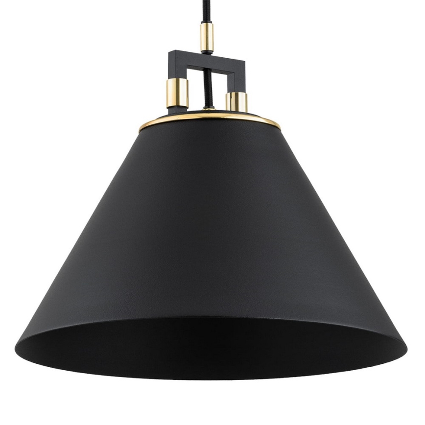 Argon 6174 - Luster na lanku ORTE 3xE27/15W/230V čierna