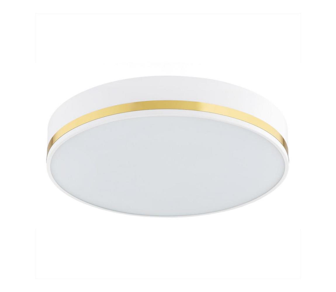 Argon Argon 7035 - Stropné svietidlo AMORE 2xE27/15W/230V pr. 35 cm biela/zlatá