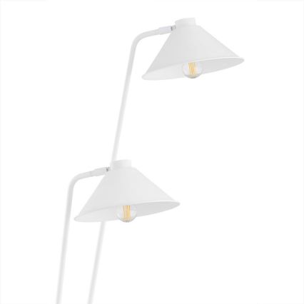 Argon 7074 - Stojacia lampa GABIAN 2xE27/15W/230V biela