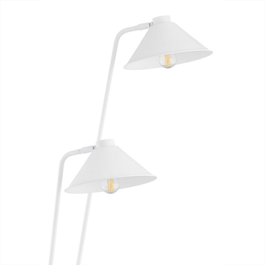 Argon 7074 - Stojacia lampa GABIAN 2xE27/15W/230V biela