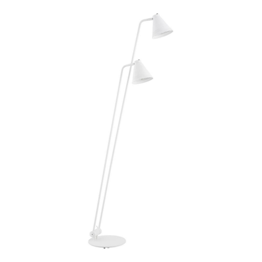 Argon 7076 - Stojacia lampa AVALONE 2xE27/15W/230V biela