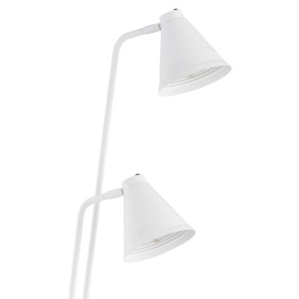 Argon 7076 - Stojacia lampa AVALONE 2xE27/15W/230V biela