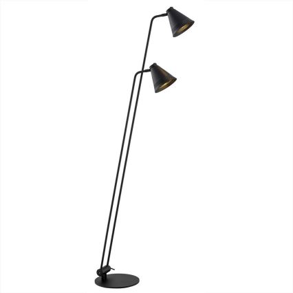 Argon 7077 - Stojacia lampa AVALONE 2xE27/15W/230V čierna