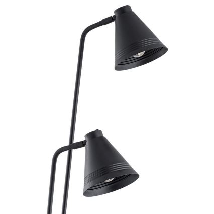 Argon 7077 - Stojacia lampa AVALONE 2xE27/15W/230V čierna