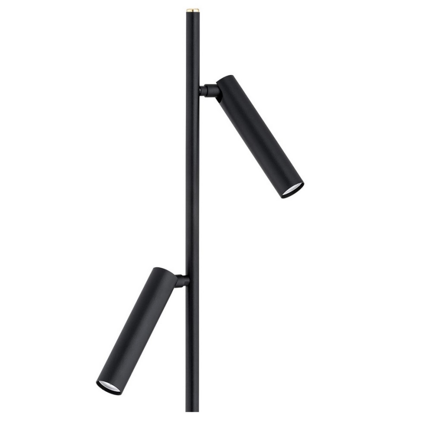 Argon 7082 - Stojacia lampa TORRE 2xG9/6W/230V čierna