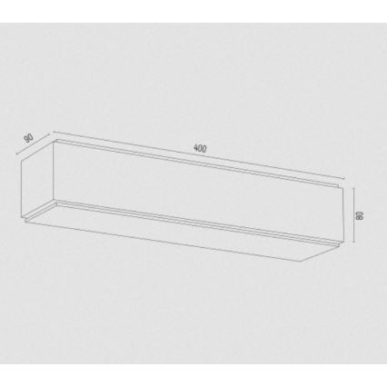 Argon 7166 - Nástenné svietidlo CARLSON 2xE27/15W/230V 40 cm zlatá