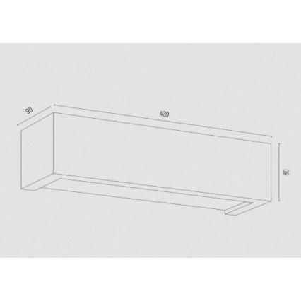 Argon 7169 - Nástenné svietidlo CASERTA 2xE27/15W/230V 42 cm