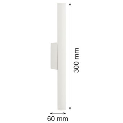 Argon 7223 - LED Nástenné svietidlo GRECO 2xLED/4,2W/230V 3000K biela