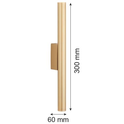 Argon 7224 - LED Nástenné svietidlo GRECO 2xLED/4,2W/230V 3000K zlatá