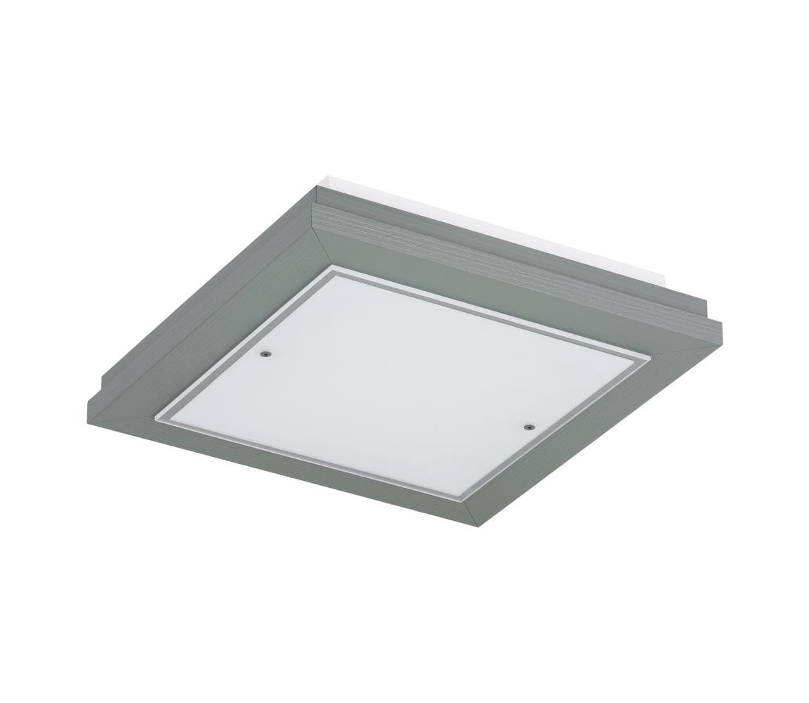 Argon 7269 - Stropné svietidlo TABOR 2xE27/15W/230V 32x32 cm sivé 7269