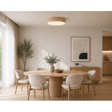 Argon 7296 - Stropné svietidlo DARLINGOS 2xE27/15W/230V priemer 25 cm béžové