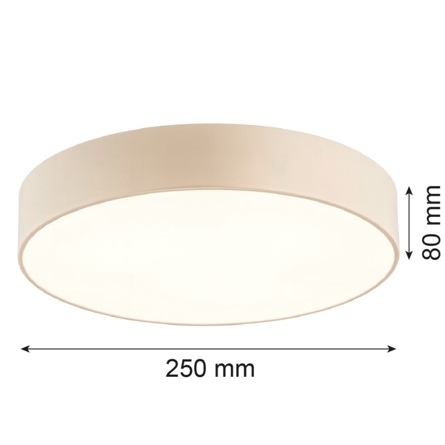 Argon 7296 - Stropné svietidlo DARLINGOS 2xE27/15W/230V priemer 25 cm béžové
