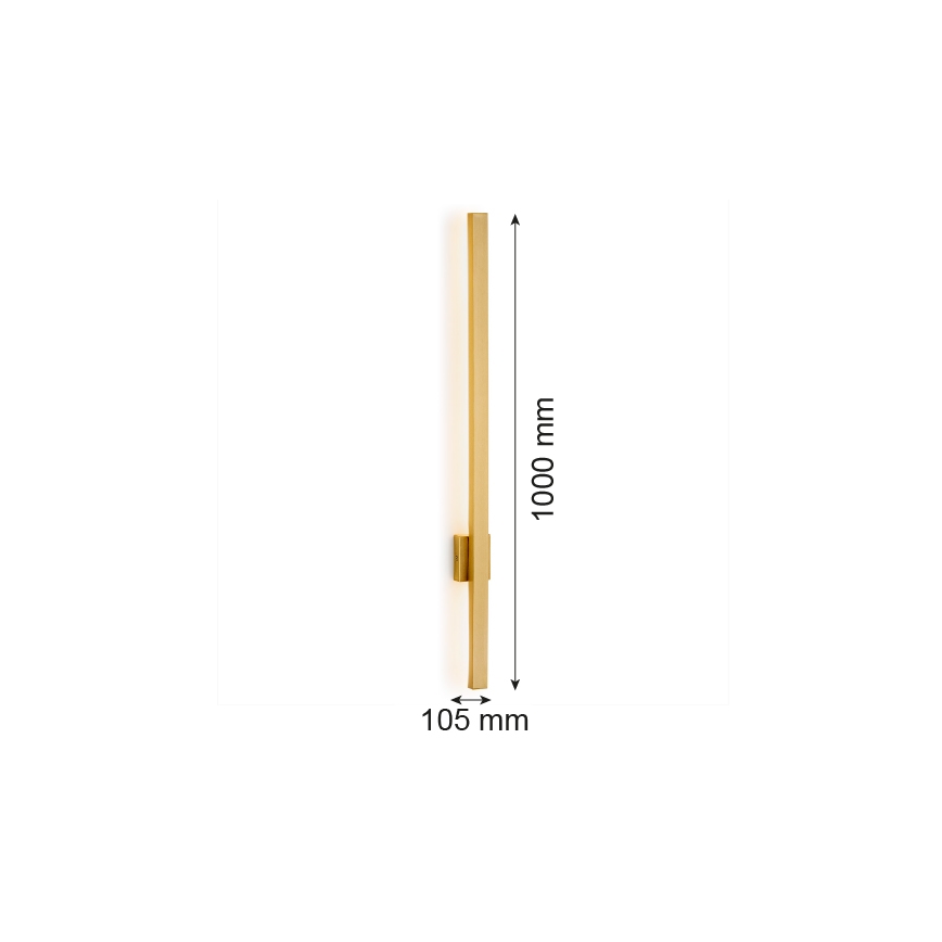 Argon 8053 - LED Nástenné svietidlo ASSE LED/10W/230V zlatá