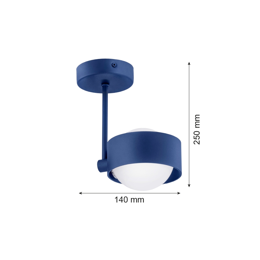 Argon 8062 - Luster na tyči MASSIMO PLUS 1xG9/6W/230V modrá