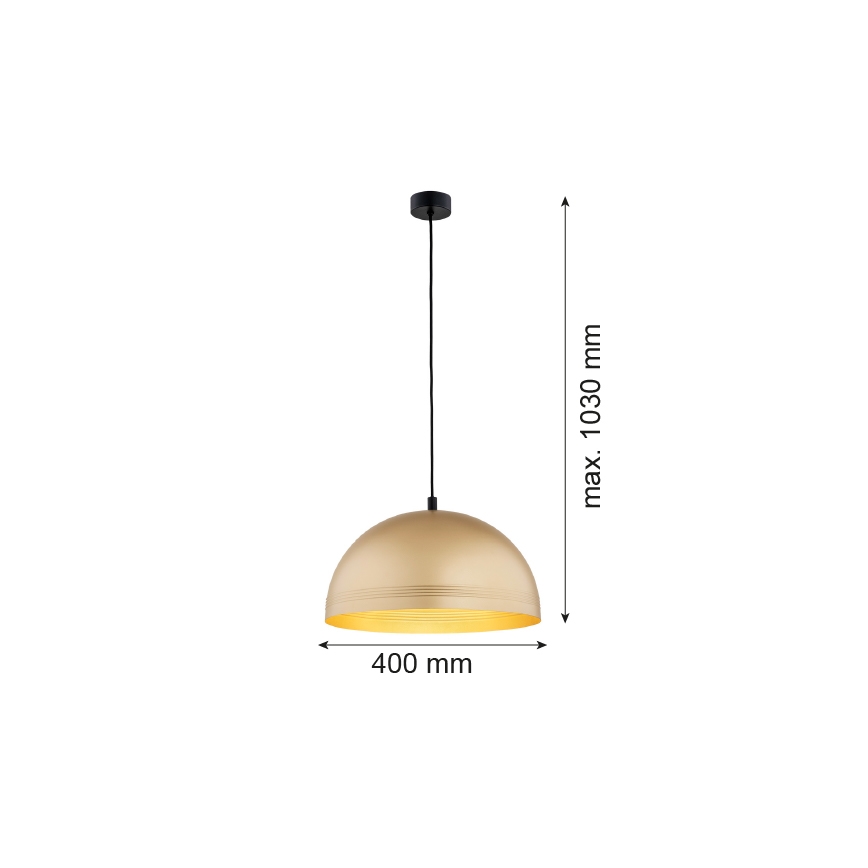 Argon 8245 - Luster na lanku BONITA 1xE27/15W/230V zlatá