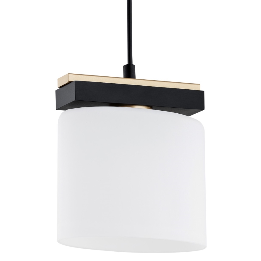 Argon 8276 - Luster na lanku CANOA 1xE27/15W/230V čierna