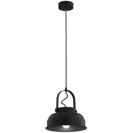 Argon 8285 - Luster na lanku DAKOTA 1xE27/15W/230V čierna