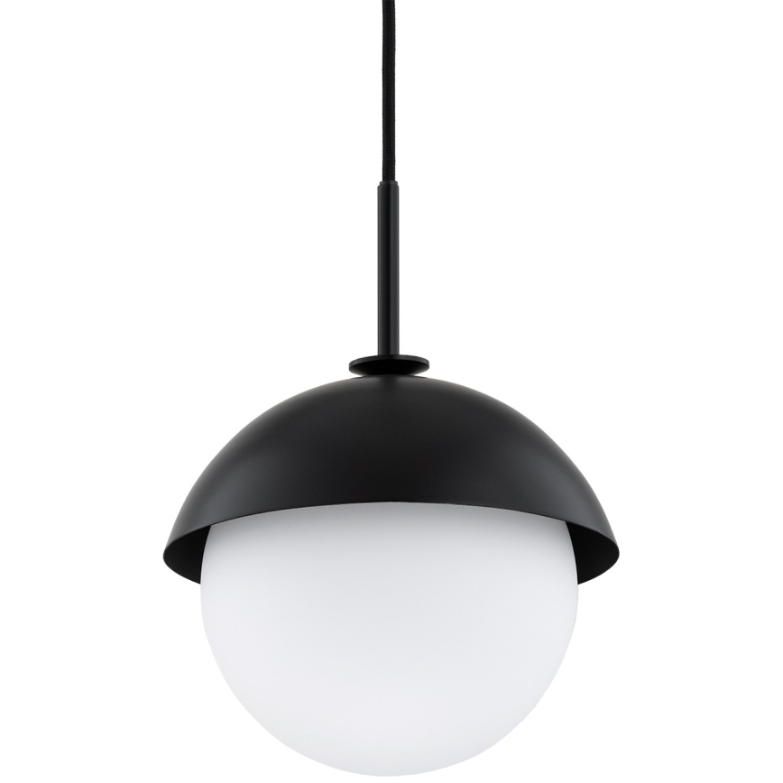 Argon 8295 - Luster na lanku CAPPELLO 1xE27/15W/230V čierna
