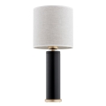 Argon 8316 - Stolná lampa RIVA 1xE27/15W/230V 48 cm čierna
