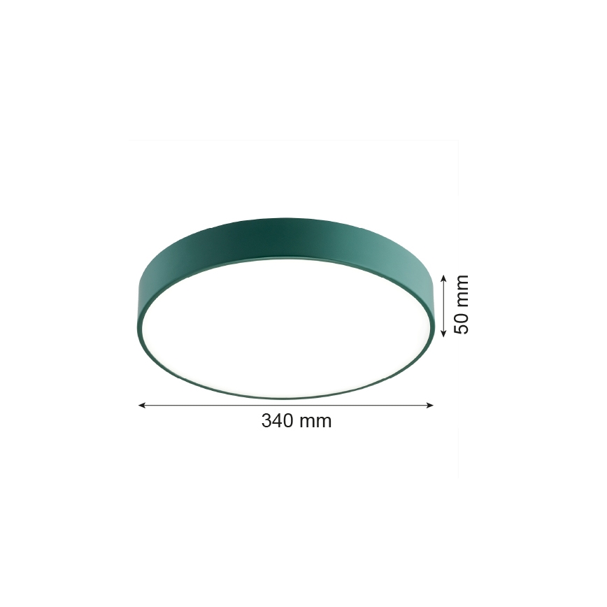Argon 8335 - LED Stropné svietidlo TIAMO LED/22W/230V 4000K zelená