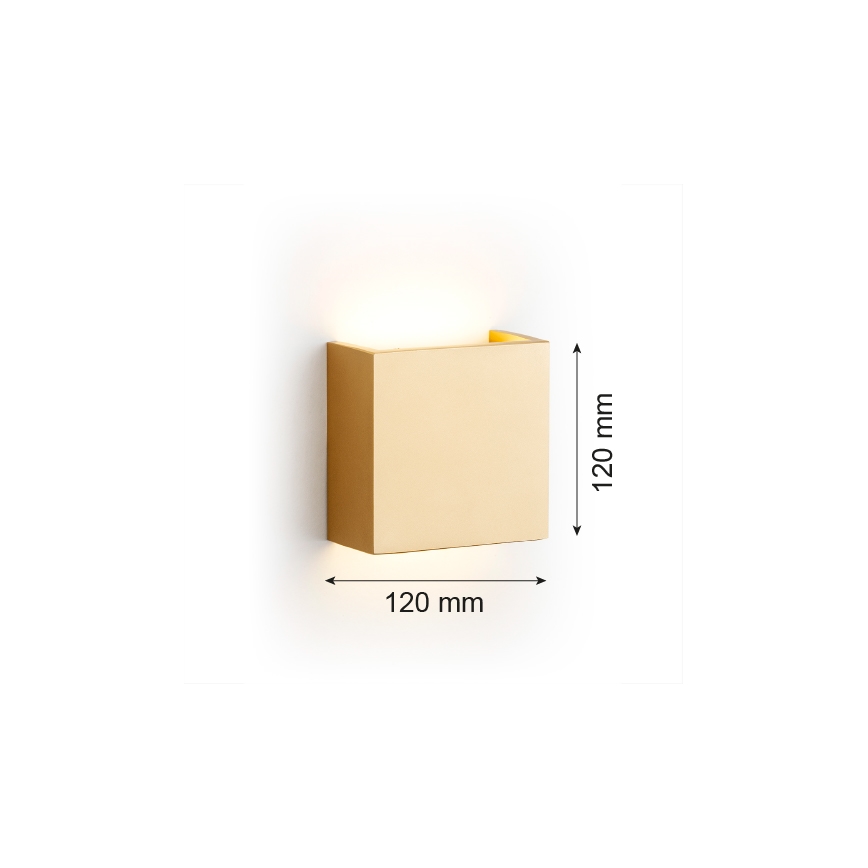 Argon 8360 - LED Nástenné svietidlo GENT LED/3,6W/230V 3000K zlatá