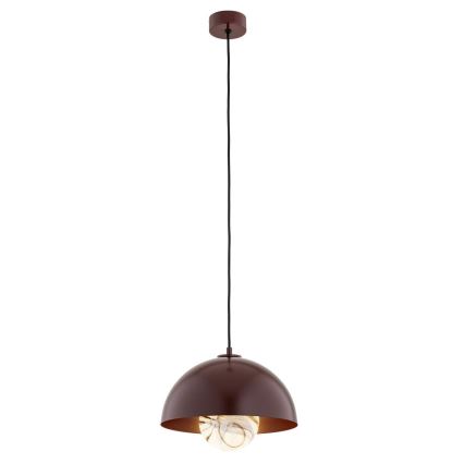 Argon 8444 - Luster na lanku PIAVA 1xE14/7W/230V alabaster hnedá