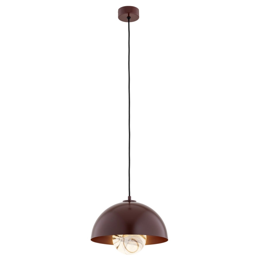 Argon 8444 - Luster na lanku PIAVA 1xE14/7W/230V alabaster hnedá