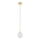 Argon 8450 - Luster na lanku ALMIROS 1xE14/7W/230V pr. 12 cm alabaster zlatá