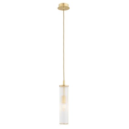 Argon 8489 - Luster na lanku HAMPTON 1xE14/7W/230V zlatá