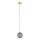 Argon 8512 - Luster na lanku PALOMA 1xE14/7W/230V pr. 12 cm zlatá/čierna