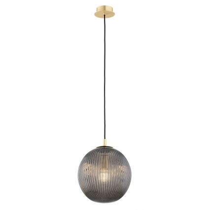 Argon 8513 - Luster na lanku PALOMA 1xE27/15W/230V pr. 25 cm zlatá/čierna