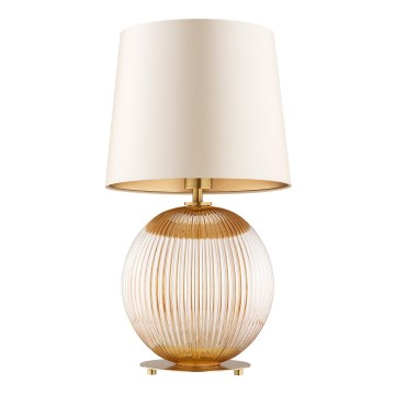 Argon 8535 - Stolná lampa HAMILTON 1xE27/15W/230V 54 cm krémová/béžová