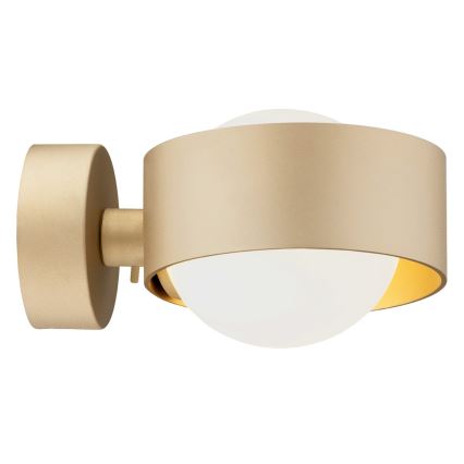Argon 8567 - Kúpeľňové nástenné svietidlo MASSIMO PLUS 1xG9/6W/230V IP44 zlatá