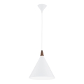Argon 8631 - Luster na lanku KEGEL 1xE27/15W/230V biela