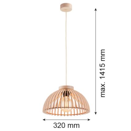 Argon 8633 - Luster na lanku TRE 1xE27/15W/230V