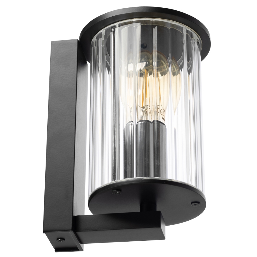 Argon 8748 - Vonkajšie nástenné svietidlo NORFOLK 1xE27/15W/230V IP44 čierna