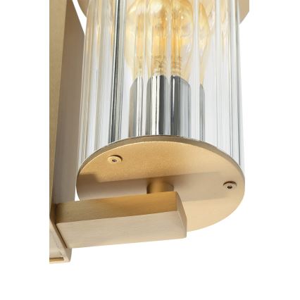 Argon 8752 - Vonkajšie nástenné svietidlo NORFOLK 1xE27/15W/230V IP44 zlatá