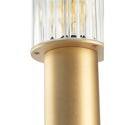 Argon 8753 - Vonkajšia lampa NORFOLK 1xE27/15W/230V IP44 52cm zlatá