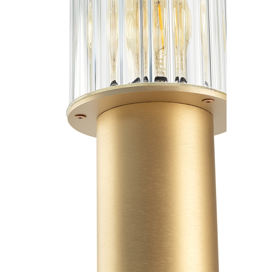 Argon 8753 - Vonkajšia lampa NORFOLK 1xE27/15W/230V IP44 52cm zlatá