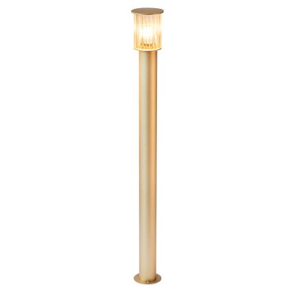 Argon 8754 - Vonkajšia lampa NORFOLK 1xE27/15W/230V IP44 124cm zlatá