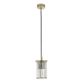 Argon 8755 - Vonkajší luster na lanku NORFOLK 1xE27/15W/230V IP44 zlatá