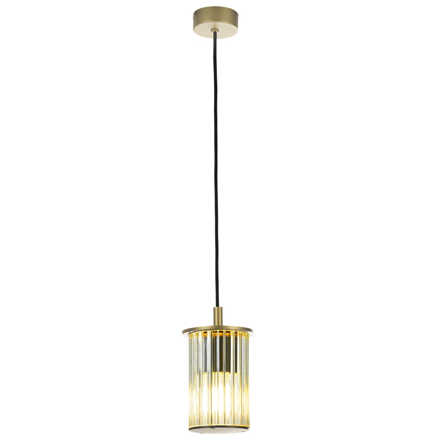 Argon 8755 - Vonkajší luster na lanku NORFOLK 1xE27/15W/230V IP44 zlatá