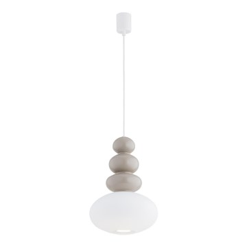 Argon 8819 - Luster na lanku DIEGO 1xGU10/5W/230V biela/šedá