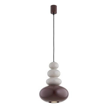 Argon 8820 - Luster na lanku DIEGO 1xGU10/5W/230V hnedá/šedá