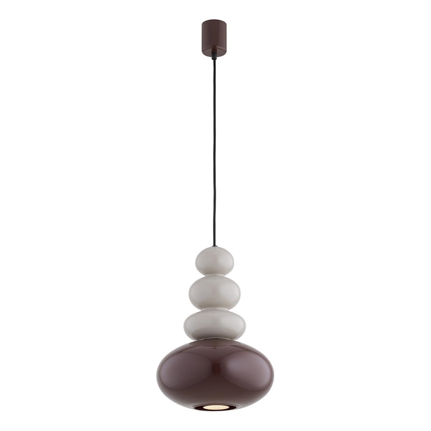 Argon 8820 - Luster na lanku DIEGO 1xGU10/5W/230V hnedá/šedá