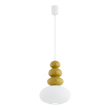 Argon 8821 - Luster na lanku DIEGO 1xGU10/5W/230V biela/hnedá