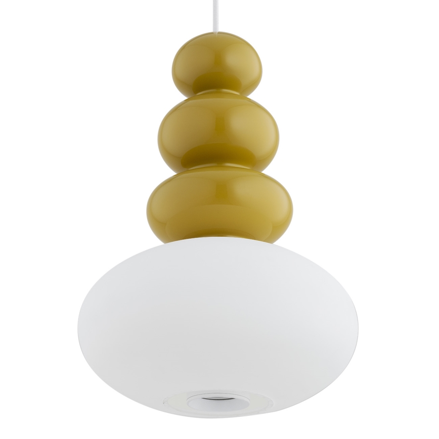 Argon 8821 - Luster na lanku DIEGO 1xGU10/5W/230V biela/hnedá