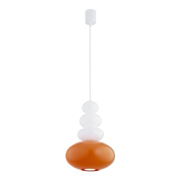 Argon 8822 - Luster na lanku DIEGO 1xGU10/5W/230V biela/oranžová