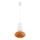 Argon 8822 - Luster na lanku DIEGO 1xGU10/5W/230V biela/oranžová